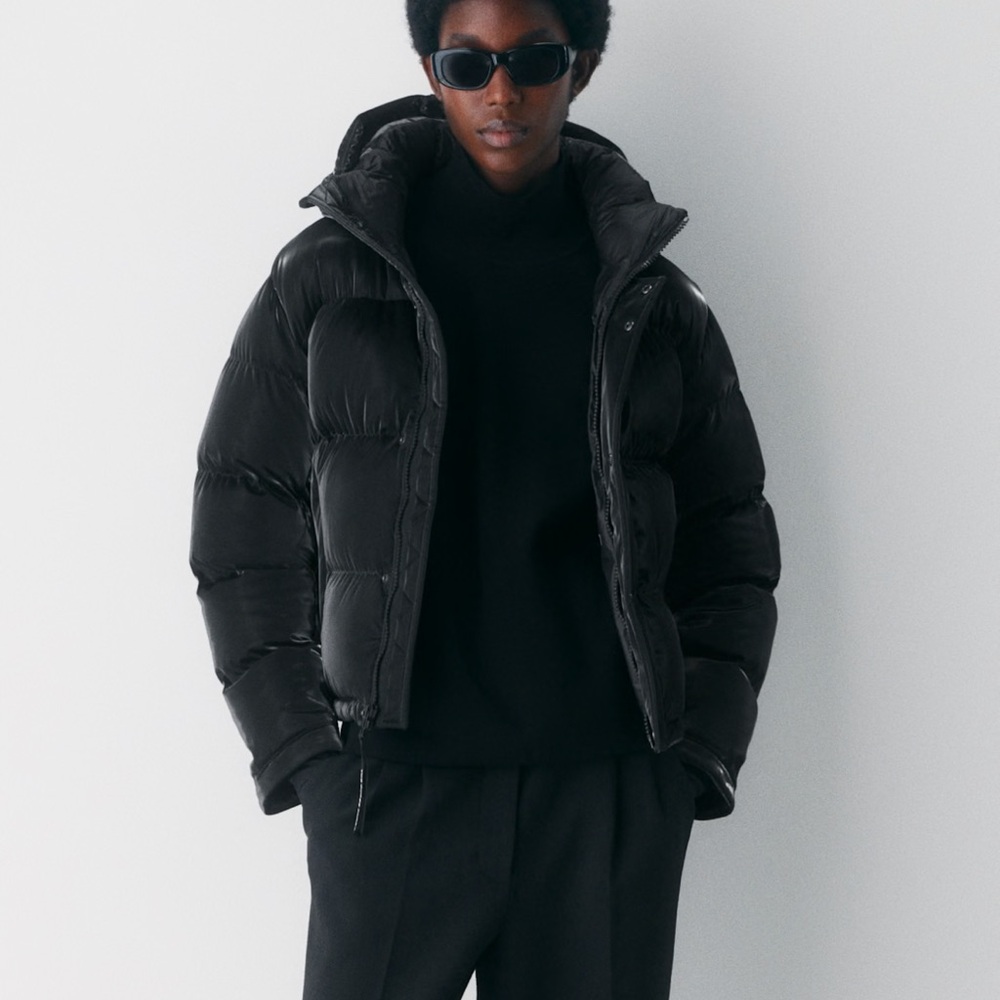 Aritzia Black Puffer Jacket